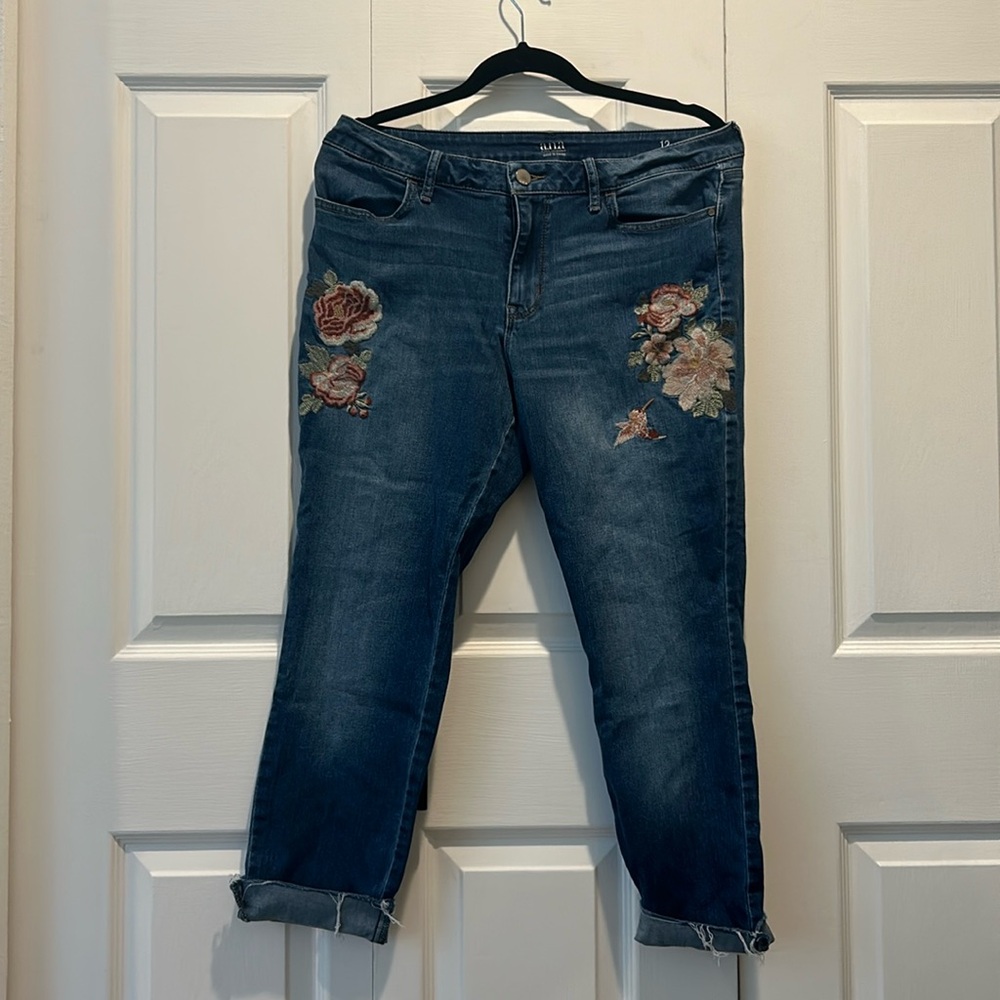 Embroidered jeans